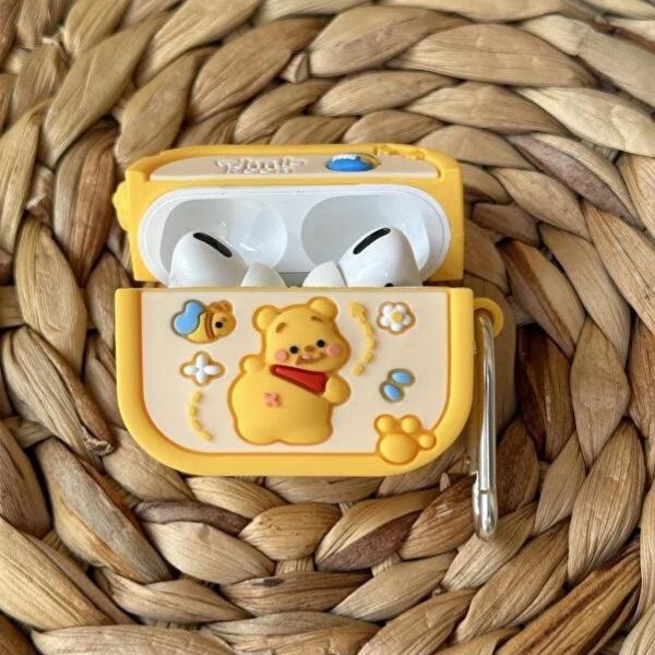 Pooh Bear Apple Airpods Cases For Pro1 & Pro2 Generation