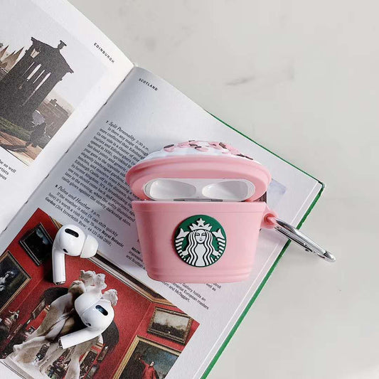 Star-Bucks Pink Apple Airpods Cases For Pro1 Generation from hangingowl