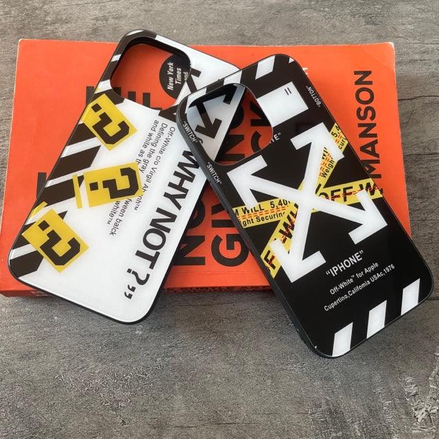 Off White Glossy Case For iPhone 11-12-13 Series - Hanging Owl India