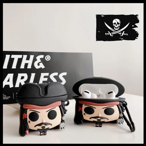 Pirate Jack Silicone Apple Airpods Case Cover For Pro1 Generation from hanging owl