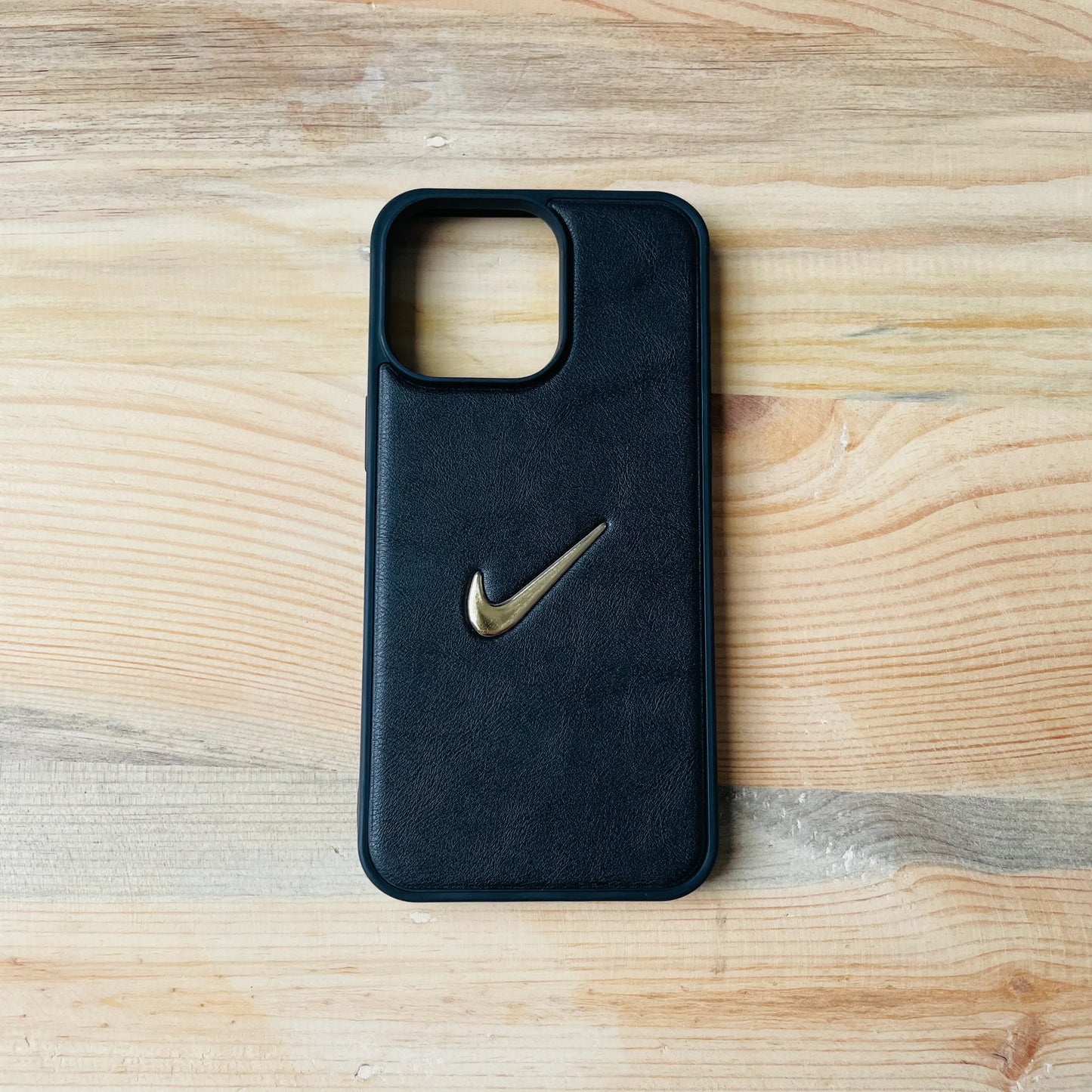 Black Series | Luxury Leather 3D Embossed iPhone Case