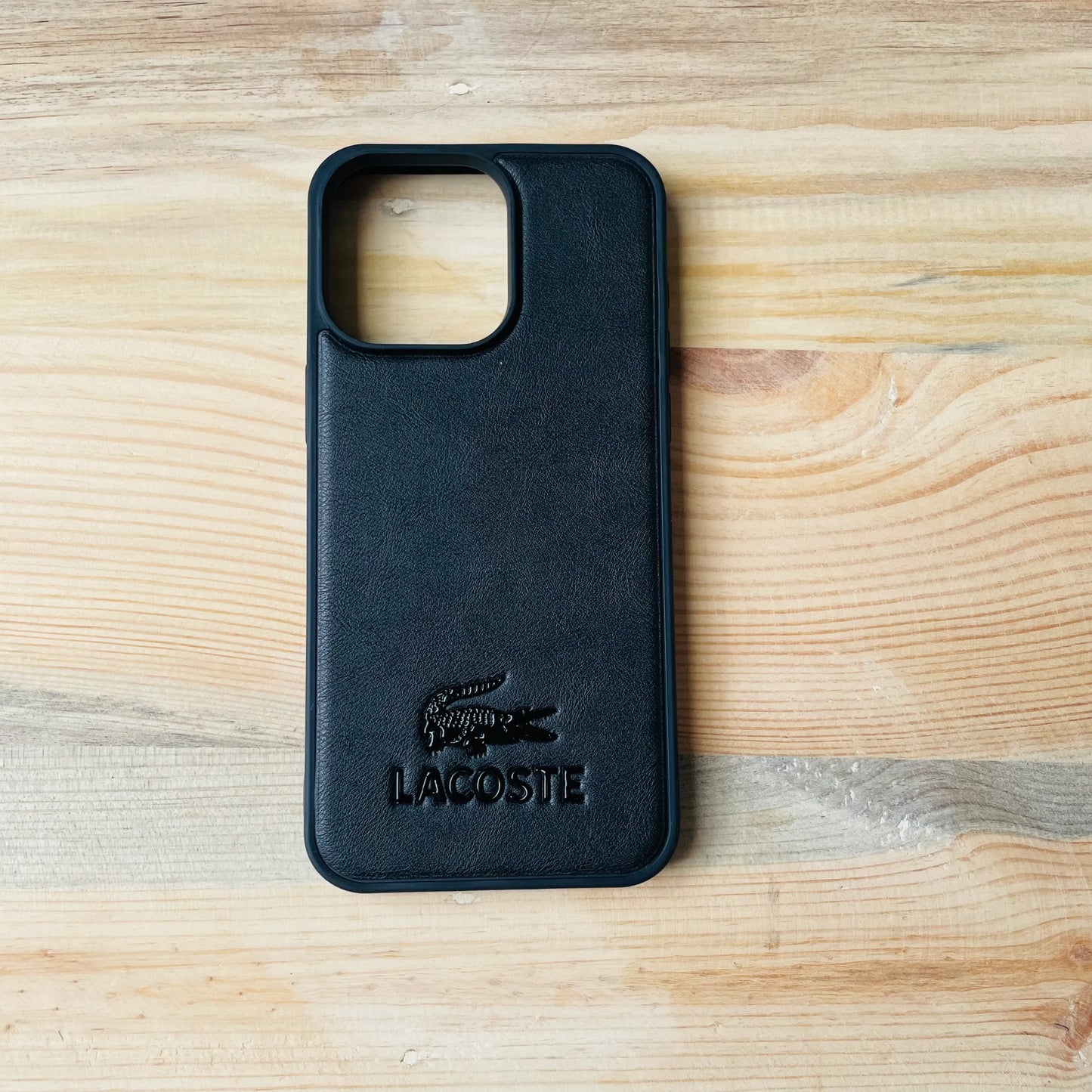 Black Series | Luxury Leather 3D Embossed iPhone Case