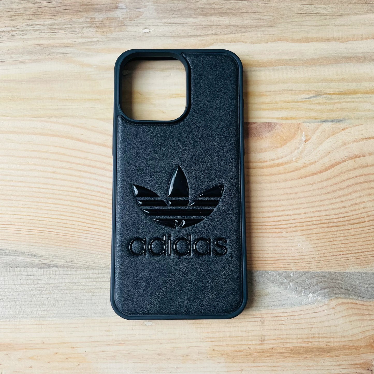 Black Series | Luxury Leather 3D Embossed iPhone Case