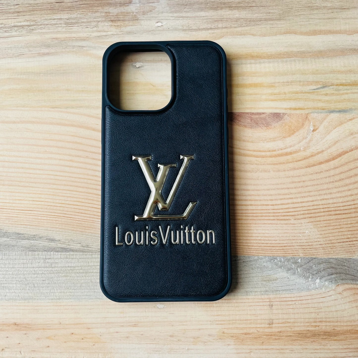Black Series | Luxury Leather 3D Embossed iPhone Case