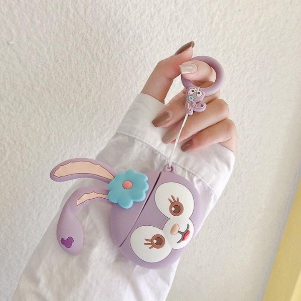 Bunny Silicone Airpods Cover For Apple Airpods Pro1 Generation purple bunny 
