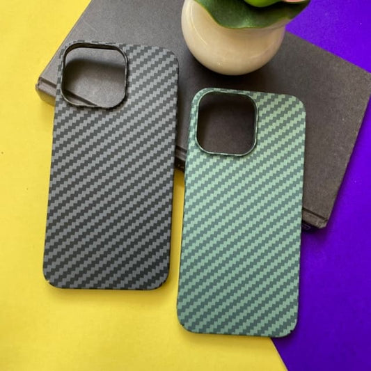 Carbon Fiber Printed Cases for iPhone 13 Series | Hanging Owl India