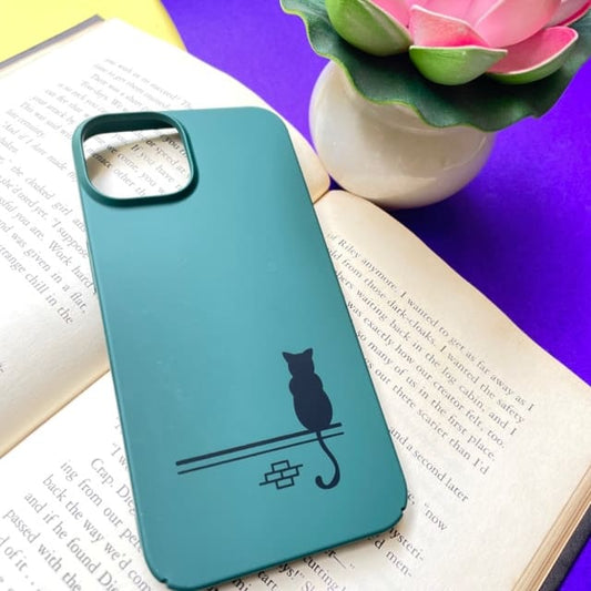 Cat On The Wall Printed Cases For iPhone 13 Series from hanging owl 