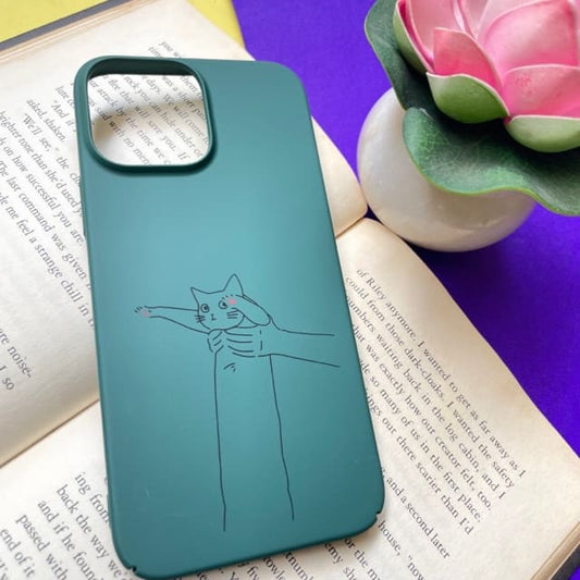 Cute Cat Printed Cases For iPhone 13 Series from hanging owl