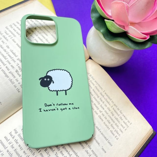 Green Sheep Printed Cases For iPhone 13 Series from hanging owl