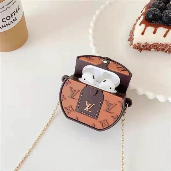 Lv Round Bag For Apple Airpods Pro1 & Pro2 Generation. best apple AirPods case cover in India 