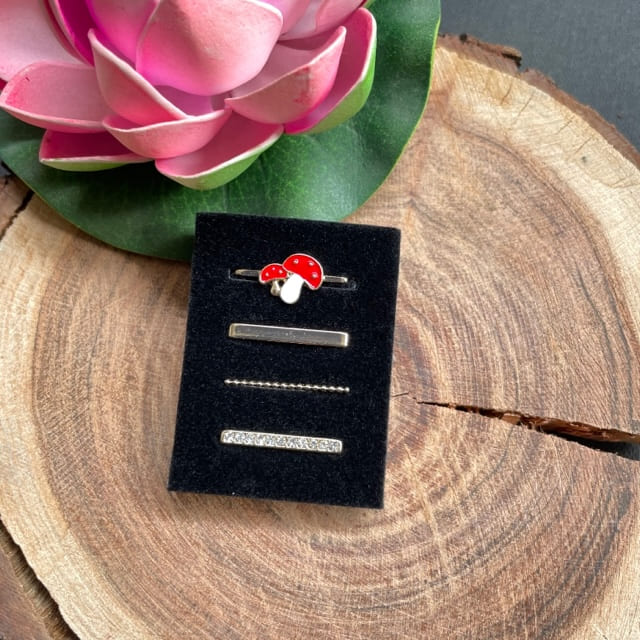 Hanging Owl Mushroom Apple Watch Charms - Add a Touch of Whimsy to Your Watch