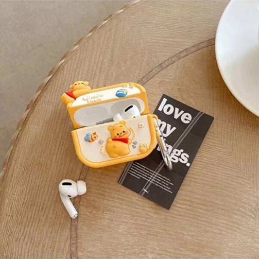 Pooh Bear Apple Airpods Cases For Pro1 & Pro2 Generation