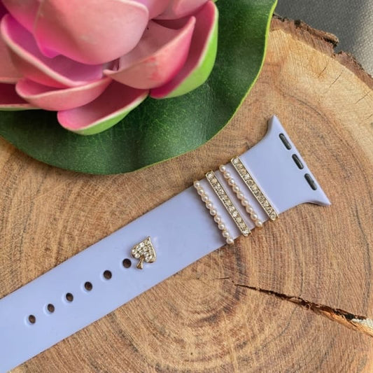 Looking for a way to elevate your Apple Watch's style? Check out Hanging Owl's Spades Apple Watch Charms. Made with high-quality materials, these charms are designed to last and add a touch of elegance to your watch. Easy to install and compatible with any Apple Watch strap, these charms are perfect for those who want to stand out in the crowd. Shop now and elevate your style game!