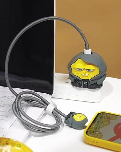 Spongebob in Hoodie Apple Charger Cover For 18-20W from hangingowl