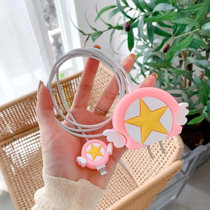 Star With Wings Apple Charger Cover For 18-20W from hanging owl