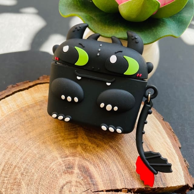 Toothless Dragon Silicone 3rd Generation AirPods Cases from hanging owl