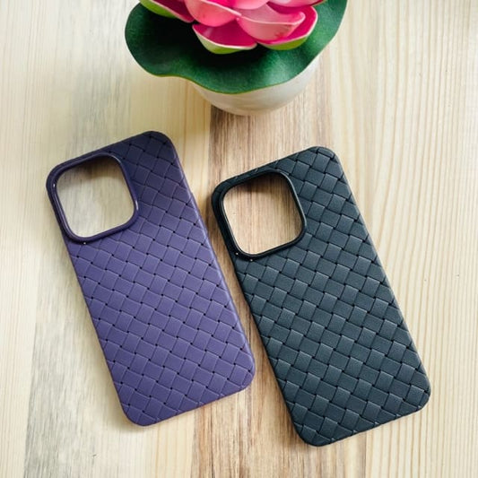 Stylish Woven Silicone Cases for iPhone 14 Series | Hanging Owl India