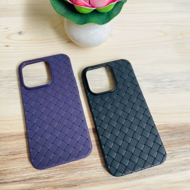  Stylish Woven Silicone Cases for iPhone 14 Series | Hanging Owl India