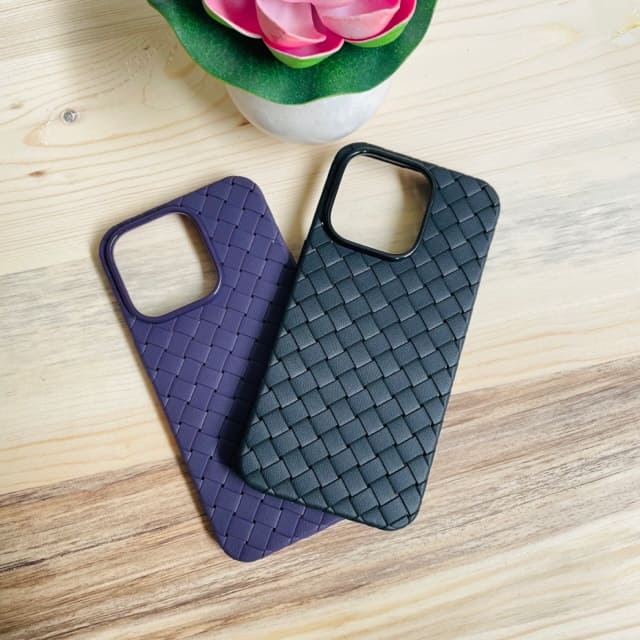 Stylish Woven Silicone Cases for iPhone 14 Series | Hanging Owl India