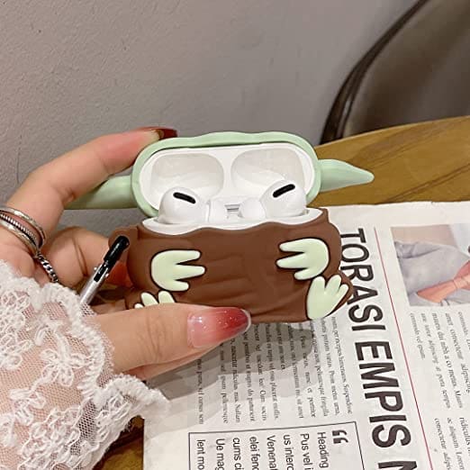 Baby Yoda Apple Airpods Cases For Pro1 Generation from hanging owl