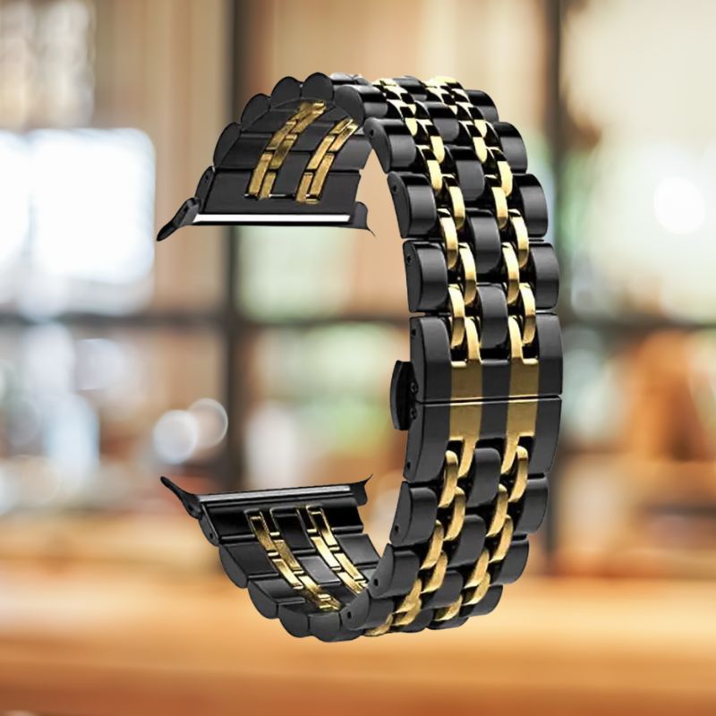 Gold Stainless Stainless Steel Black Apple Watch Gold Apple Watch