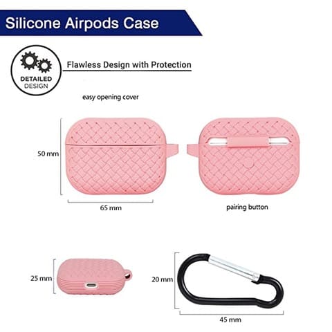 Colourful Woven Silicone Case for Apple Airpods Pro Geneartion