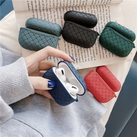 Colourful Woven Silicone Case for Apple Airpods Pro Geneartion