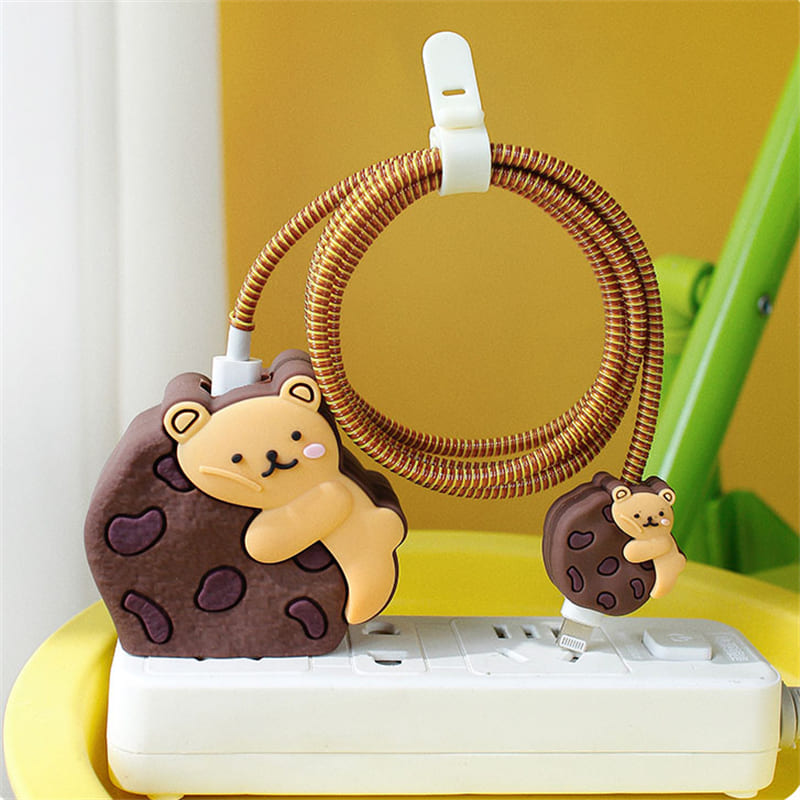 Cookie Bear Apple Charger Cover For 18-20W