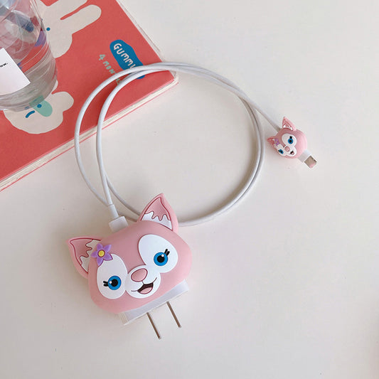 Cute Cat Apple Charger Cover For 18-20W from hangingowl