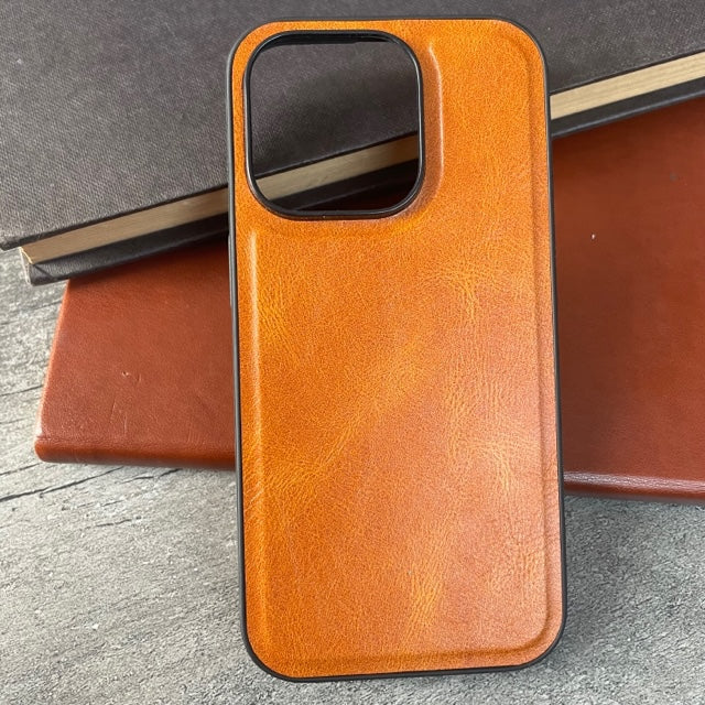 Classic PU Leather On Silicone Case For IPhone 14 series | Hanging Owl (photo 4)
