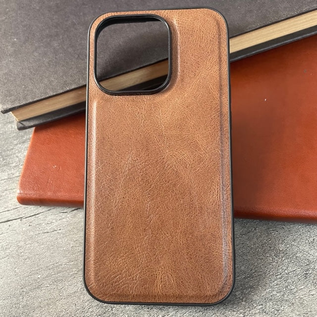 Classic PU Leather On Silicone Case For IPhone 14 series