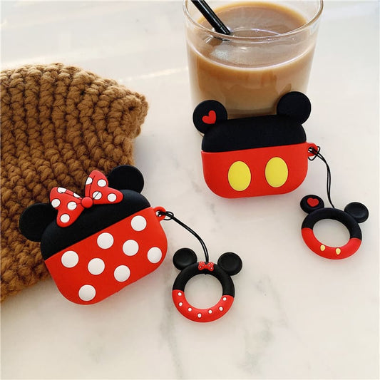 Mickey & Mini Apple Airpods Cases For Pro1 & Pro2 Generation from hanging owl 
