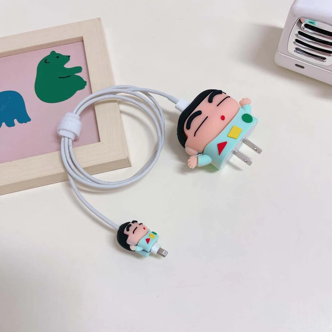 Shinchan Apple Charger Cover For 18-20W from hangingowl