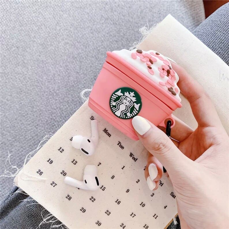 Star-Bucks Pink Apple Airpods Cases For Pro1 Generation from hangingowl
