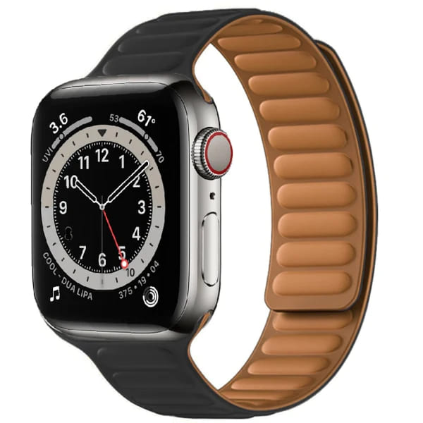 Silicone Magnetic Link Band For Apple Watch 42-44-45-49 mm