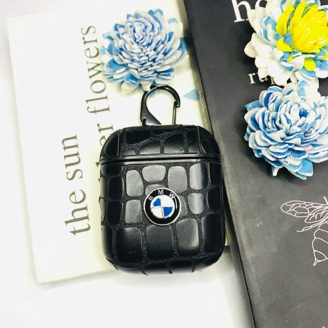 BMW CROCO CLOUDS LEATHER AIRPODS CASES FOR 1&2 - Hanging Owl  India