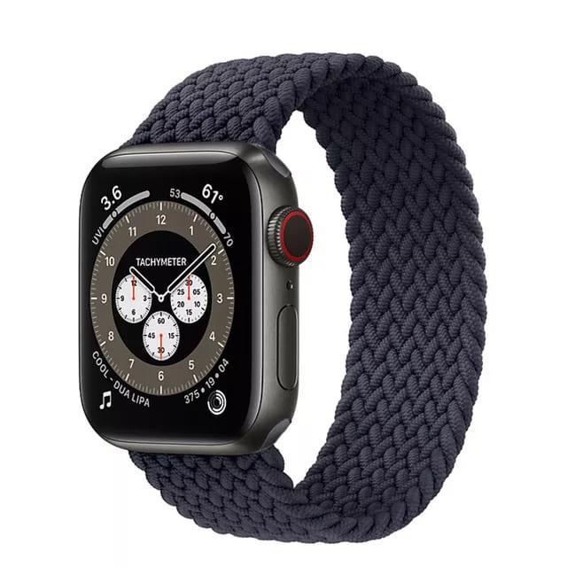 Braided Solo Stretchable Loop Band For Apple Watch 38-40-41 mm - Hanging Owl 