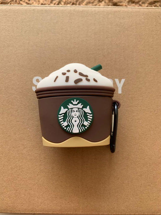 BROWN STAR-BUCKS SILICONE 3RD GENERATION ARIPODS CASE - Hanging Owl  India