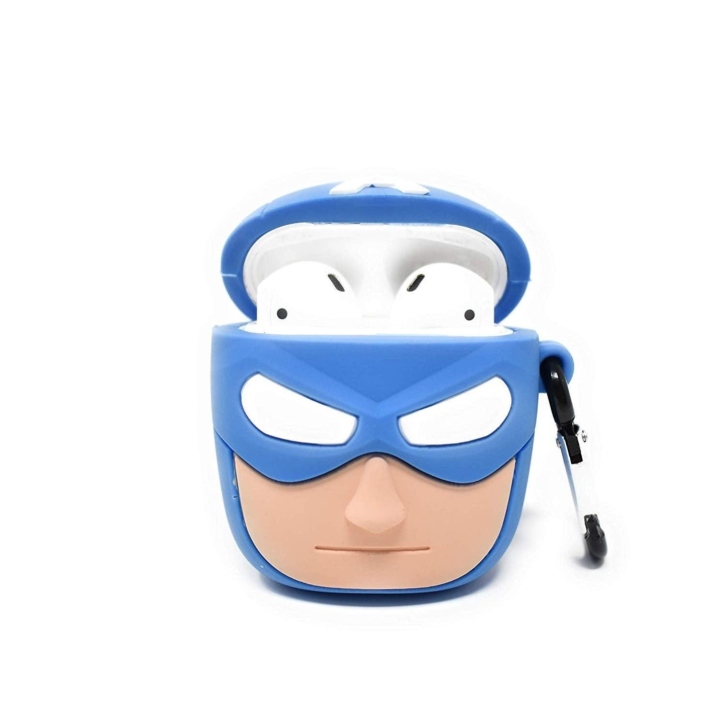 Captain America Face Airpods Case - Hanging Owl  India