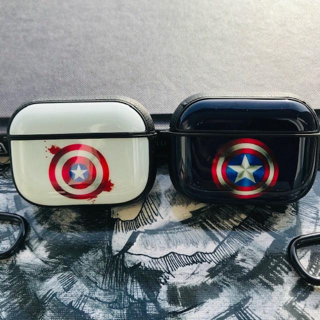 CAPTAIN AMERICA  GLOSSY SILICONE COVER FOR AIRPODS PRO - Hanging Owl  India