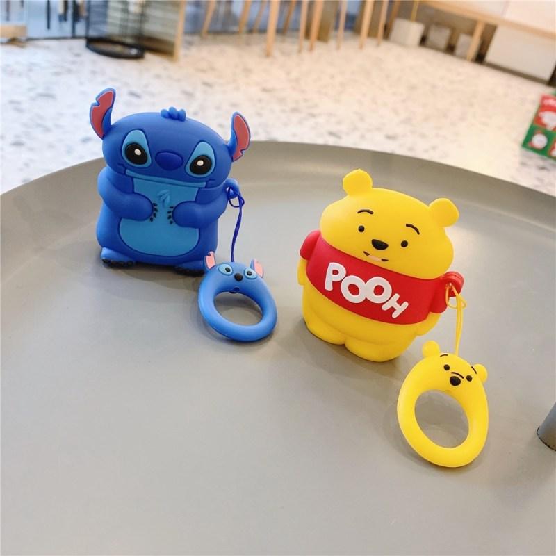 CARTOON SILICONE AIRPODS CASE COVER FOR 1-2 - Hanging Owl  India