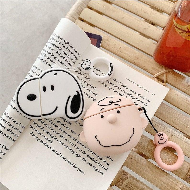 Charlie & Snoopy Silicone AirPods Case Cover For 1-2 - Hanging Owl  India