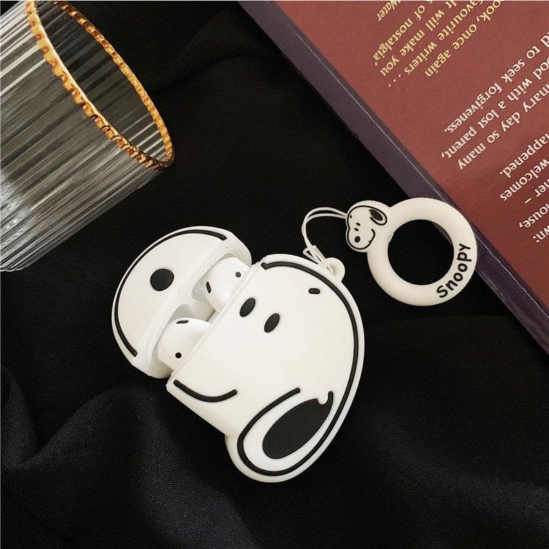 Charlie & Snoopy Silicone AirPods Case Cover For 1-2 - Hanging Owl  India