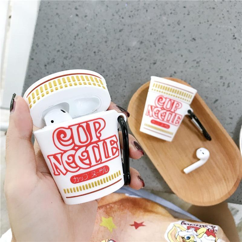 Cup Noodle Silicone Airpods Case Cover For 1-2 - Hanging Owl  India