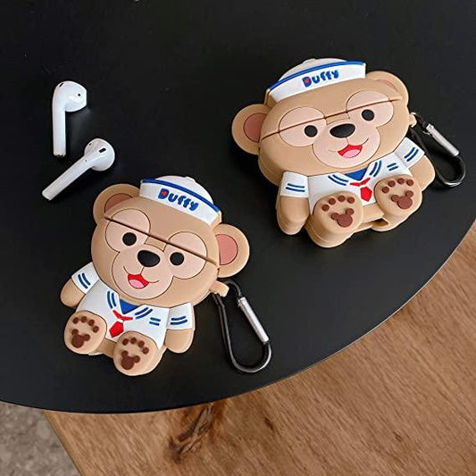 DUFFY BEAR SILICONE AIRPODS CASE COVER FOR 1-2 & PRO - Hanging Owl  India