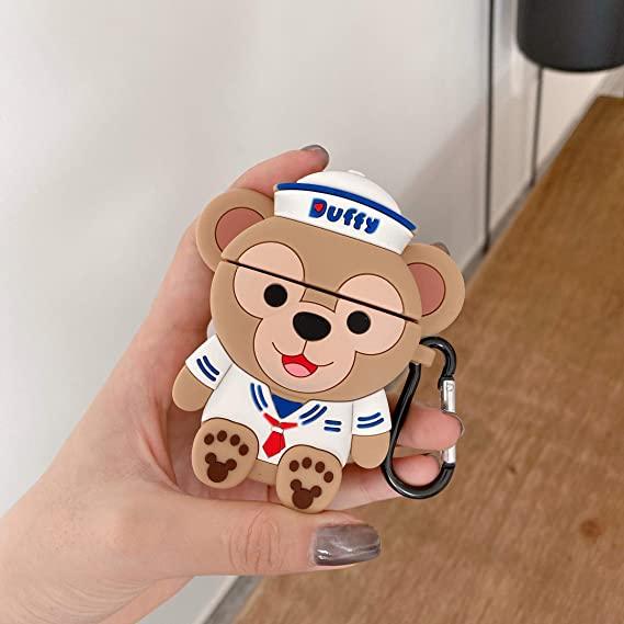 DUFFY BEAR SILICONE AIRPODS CASE COVER FOR 1-2 & PRO - Hanging Owl  India