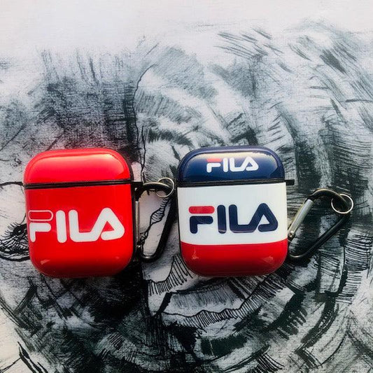 F-I-L-A GLOSSY SILICONE AIRPODS CASE COVER FOR 1&2 - Hanging Owl  India