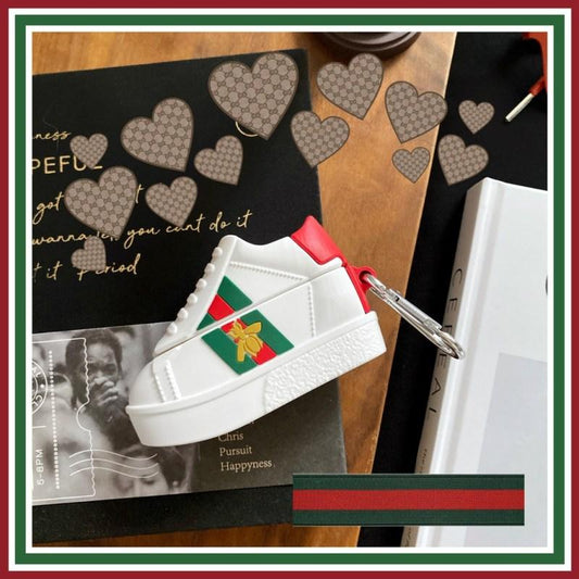 G WHITE SHOES SILICONE AIRPODS CASE COVER FOR 1-2 & PRO - Hanging Owl  India