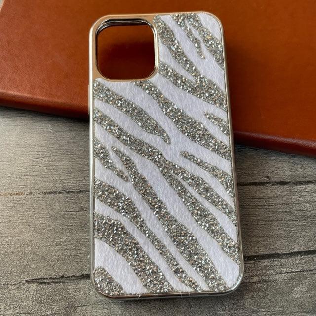 Glittery Crystal With Fur Cases For Iphone 11-12-13 Series - Hanging Owl  India