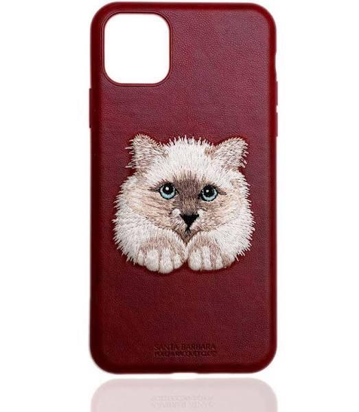 iPhone 11- 12  Cat Series Santa Barbara Leather iPhone Cover - Hanging Owl  India